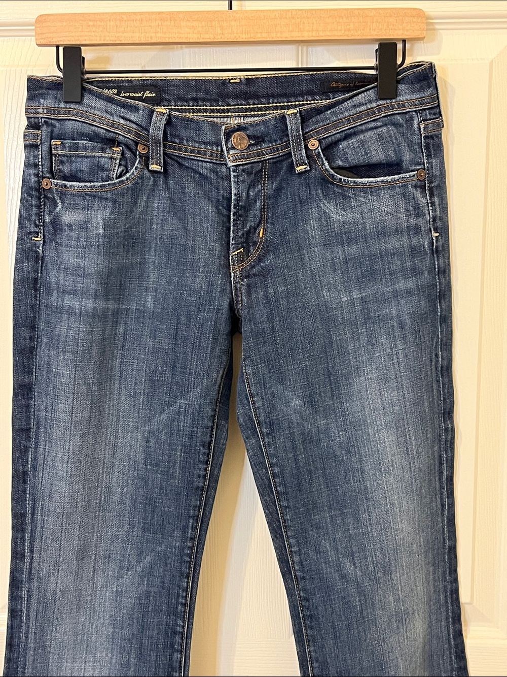 Citizens Of Humanity COH Jeans Ingrid #002 Low Waist Flair Flare Stretchy Boot - Picture 4 of 16